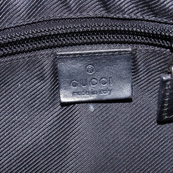 GUCCI GG Canvas Shoulder Bag Navy Gold 019 - Picture 12 of 16